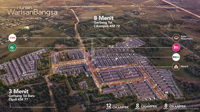 Hunian Warisan Bangsa Purwakarta - Rumah Terjangkau Kualitas Premium